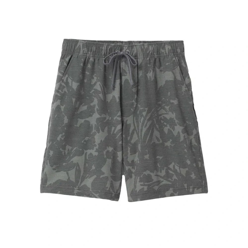 NWT prAna Men’s Size Small Green Gray Floral Camo Metric E-Waist 8